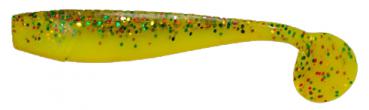 Relax Kingshad - 10,5 cm - feuergelb/klar/Glitter laminiert