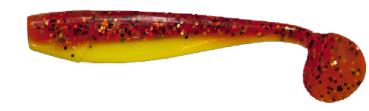 Relax Kingshad - 10,5 cm - gelb/klar rotbraun/Glitter laminiert