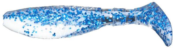 Relax Kopyto - 7 cm - weiß/klar/blau Glitter laminiert
