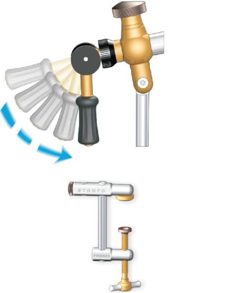 Stonfo Binde-Stock - Flylab LEVA mit Fuß- und Tischklemme