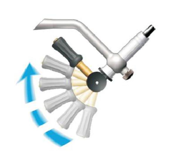 Stonfo Rotations-Bindestock - Flytec LEVA mit Fuß- und Tischklem
