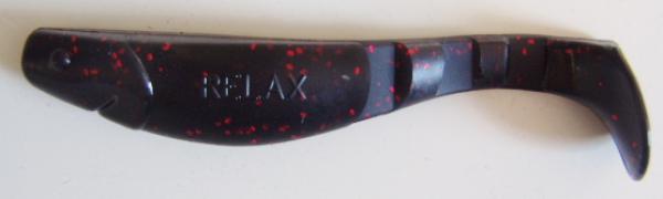Relax Kopyto - 7 cm - schwarz/roter Glitter